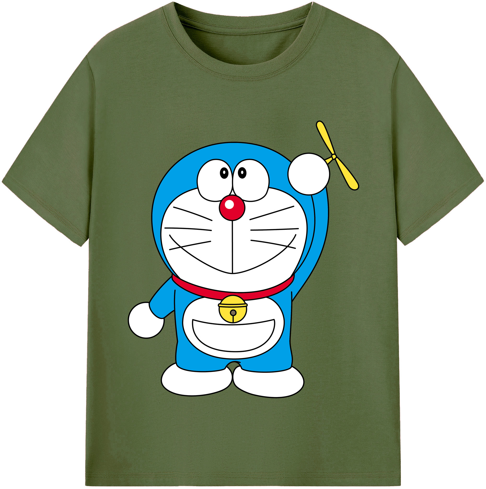 （画像用） ドラえもん Doraemon 綿100％半袖Tシャツ（フロントプリント）